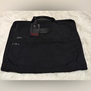 Tumi Vintage Nylon Briefcase with Red Logo Accent